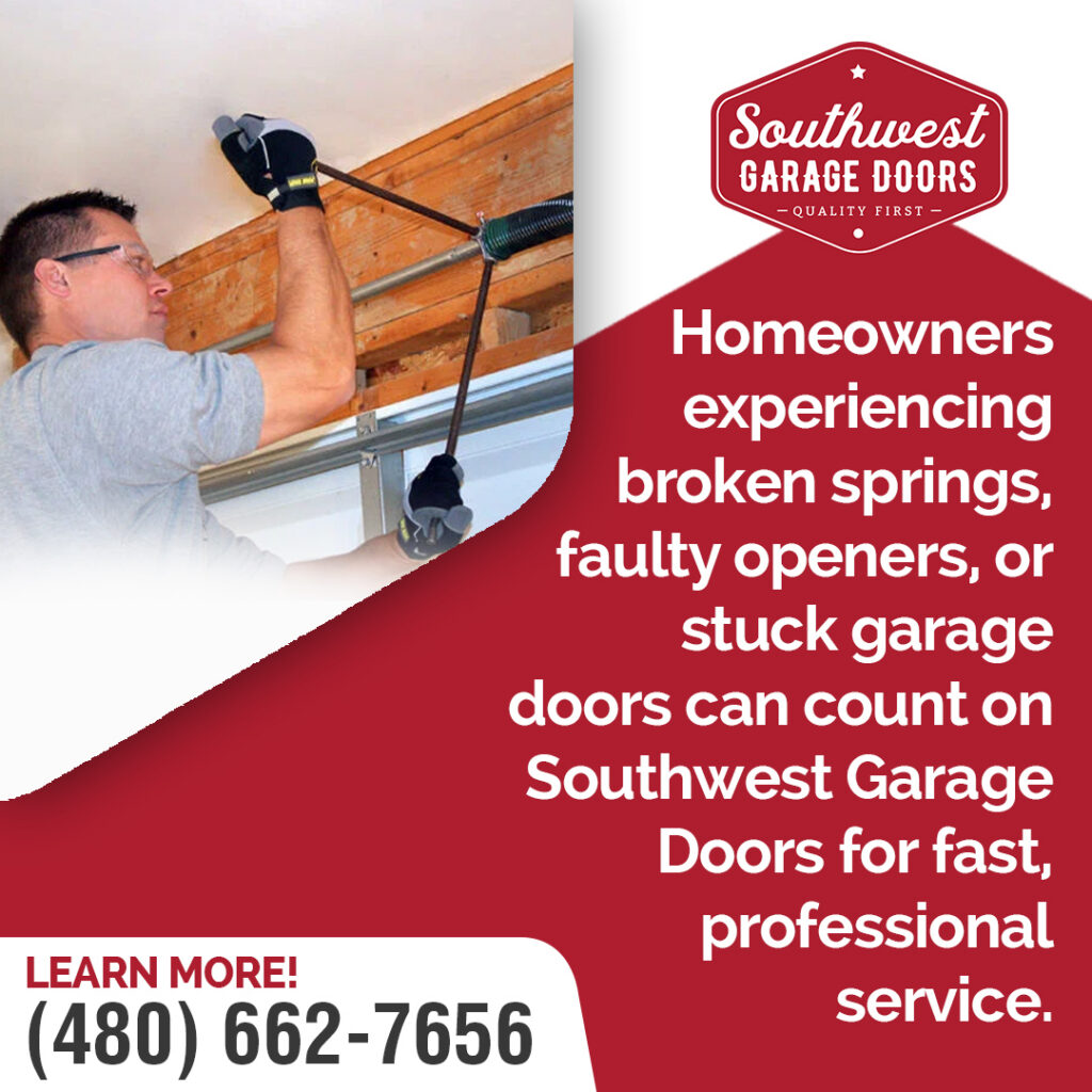  Southwest Garage Door repair services.