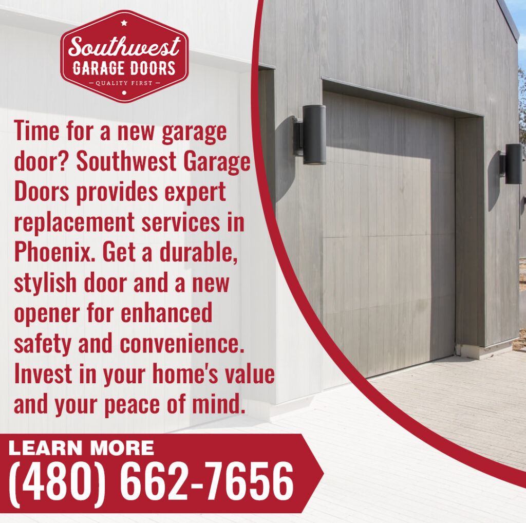 Southwest Garage Doors - Expert garage door replacement services in Phoenix. Stylish, durable doors and new openers. 